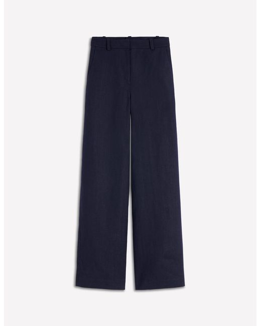 Boden Blue Belgravia Linen Trousers