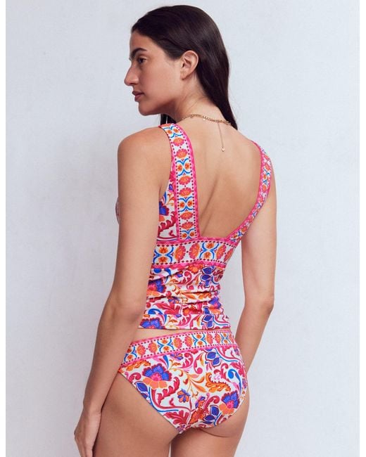 Boden Red Porto Tankini Top