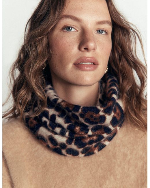 Boden Black Brushed Cashmere Snood