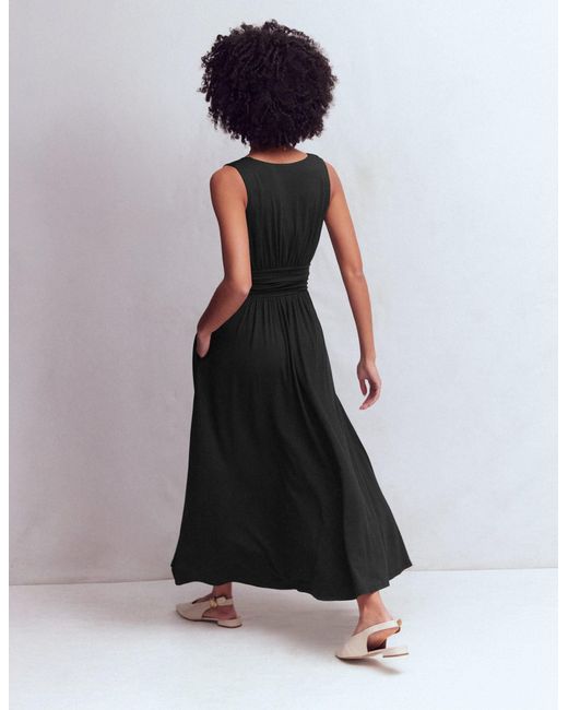 Boden Black Elodie Jersey Maxi Dress