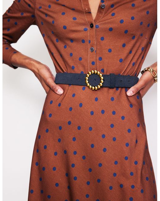 Boden Blue Interest Buckle Belt