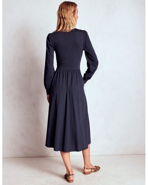 Boden Blue Alexandra Jersey Midi Dress