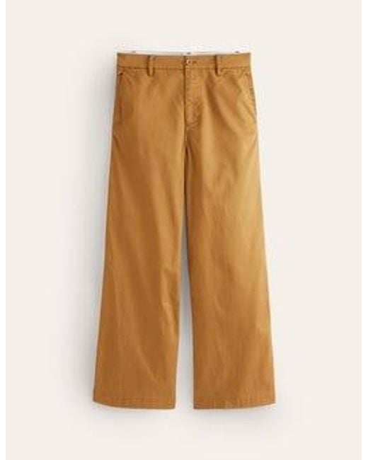 Boden Natural Barnsbury Crop Chino Trousers