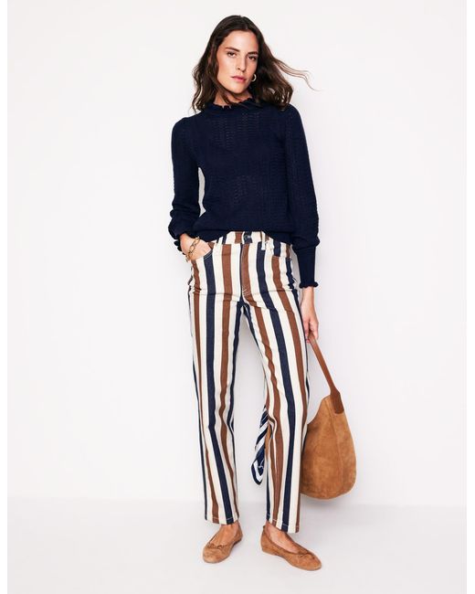 Boden Multicolor Striped Jeanstan Stripe