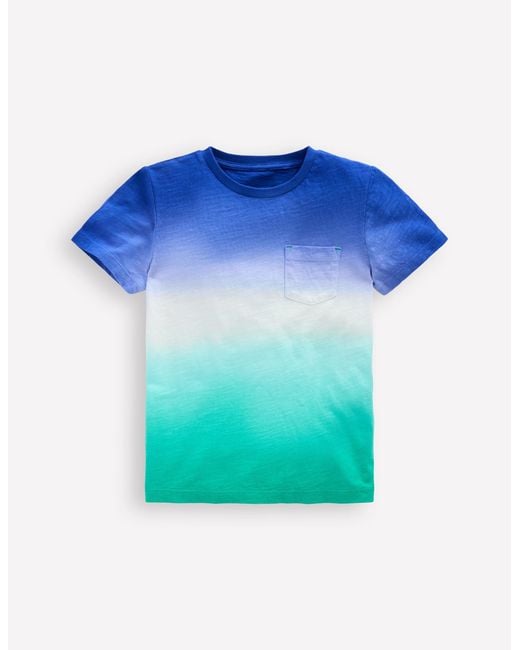 T-Shirt Tie And Dye-Bleu Vif/Bleu Aigue-Marine Boden pour homme en coloris Blue