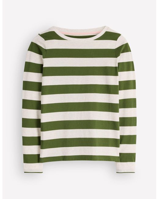 Boden Green Olivia Long Sleeve Breton