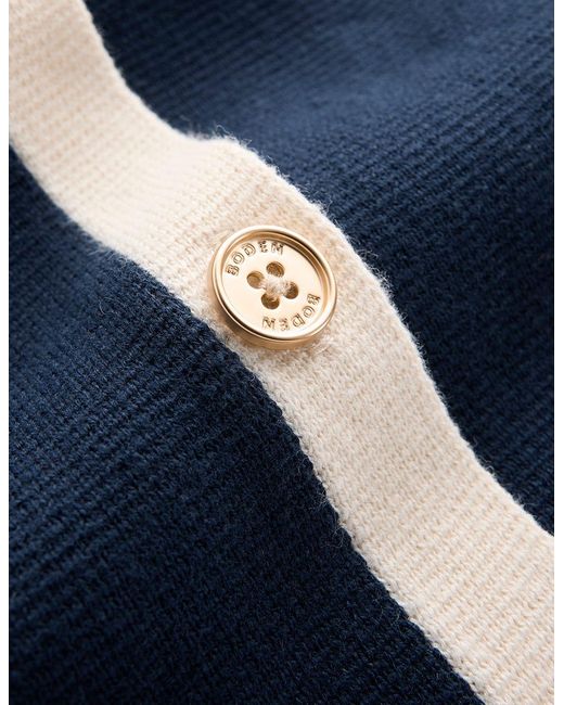 Boden Blue Crew Milano Knit Waistcoat