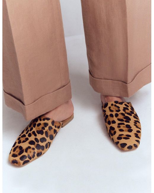 Boden Brown Mule Slipper Loafer