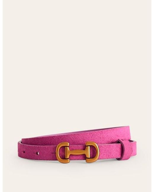 Pink skinny belt online