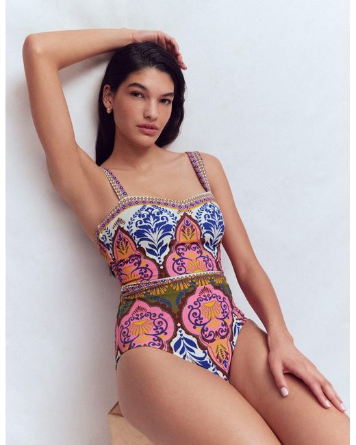 Boden Green Clean Sweetheart Swimsuit