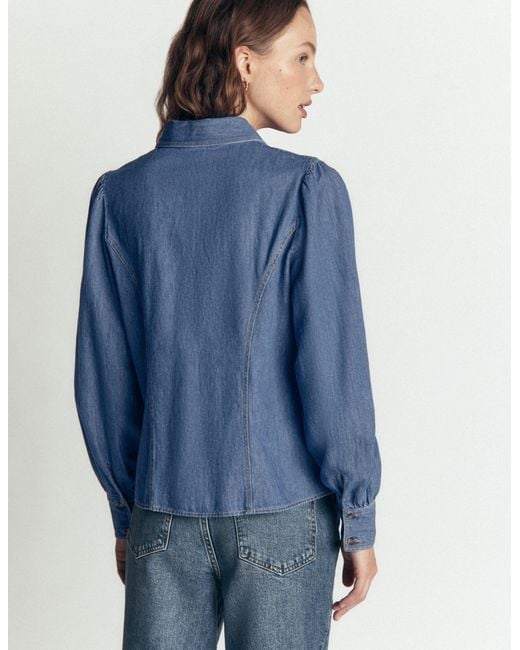 Boden Blue Sky Denim Shirt