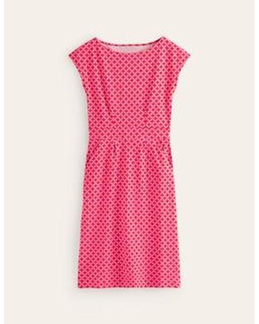 Boden Pink Florrie Jersey Dress
