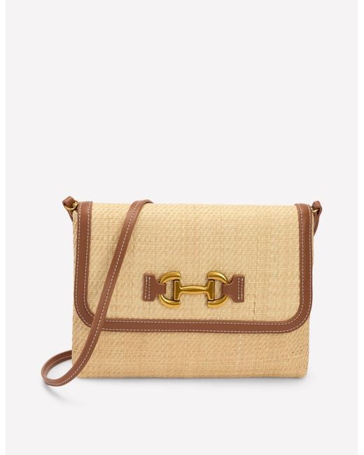 Boden Natural Snaffle Clutch Bag