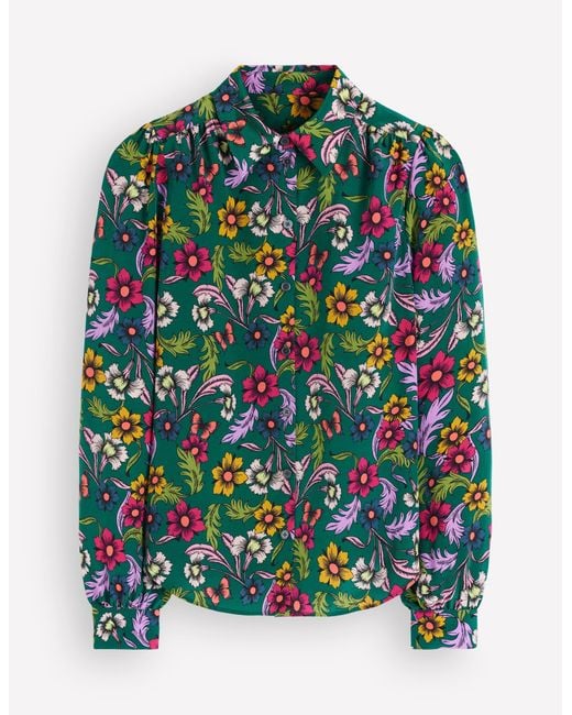 Boden Multicolor Sara Silk Shirt