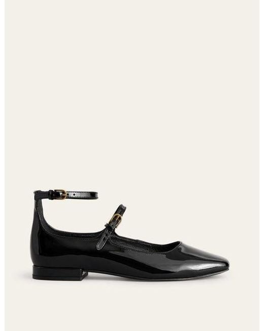 Boden Black Double-strap Mary Jane Shoes
