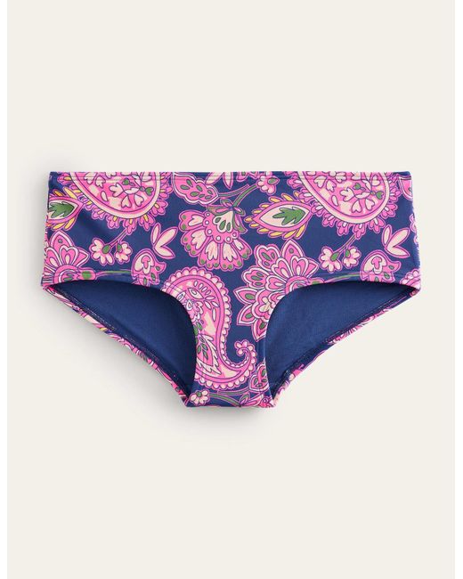 Boden Classic Bikini Shorts Navy in Purple Lyst