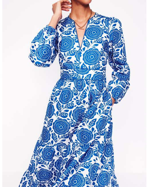Boden Blue Midi Dress