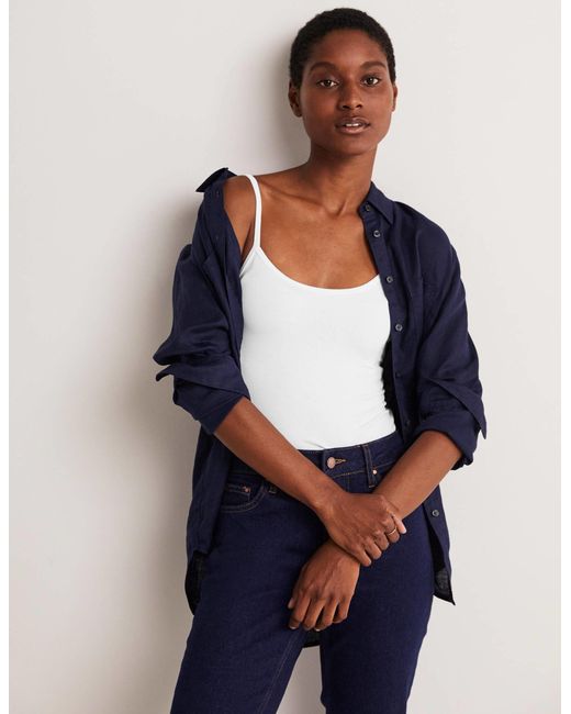 Boden Blue Plain Cami Top