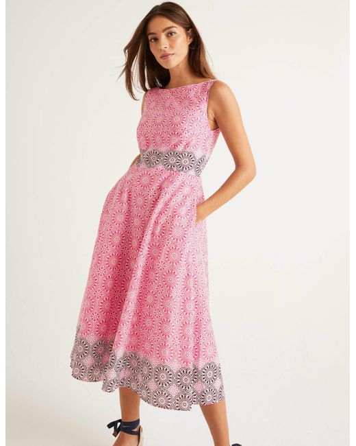 boden pink dress