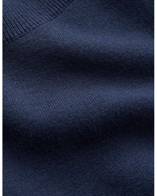 Boden Blue Tiana Tie Front Knitted Dress