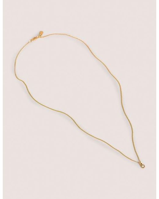 Boden Natural Delicate Charm Necklace Metallic