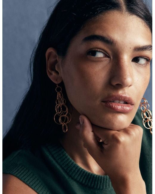 Boden Natural Ring Mega Earrings