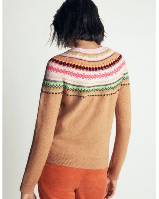 Boden Multicolor Edie Fair Isle Jumper