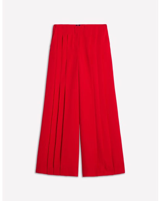 Boden Red Regent Wide Leg Pants