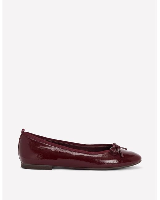 Boden Red Patti Round Toe Ballet Flats
