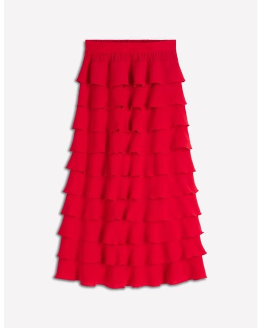 Boden Tiered Maxi Skirt