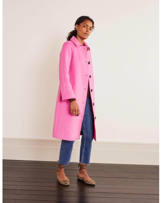 boden pink coat