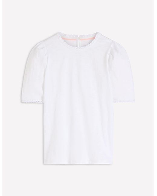 Boden Gray Ali Trim T-Shirt