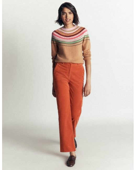 Boden Multicolor Edie Fair Isle Jumper