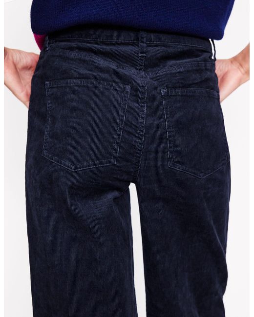 Boden Blue 5 Pocket Cord Wide Jeans