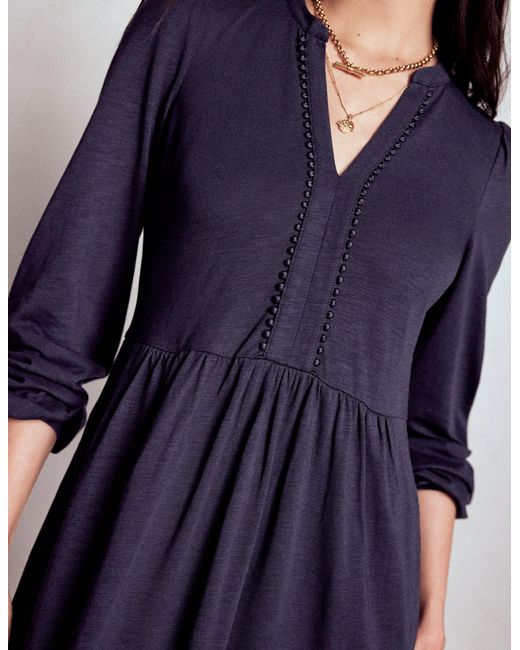 Boden Blue Naomi Relaxed Jersey Dress