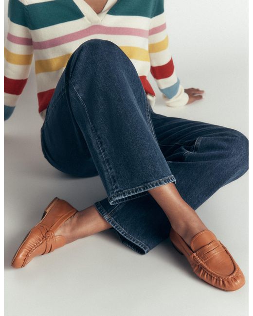 Boden Brown Super Soft Flexi Loafer