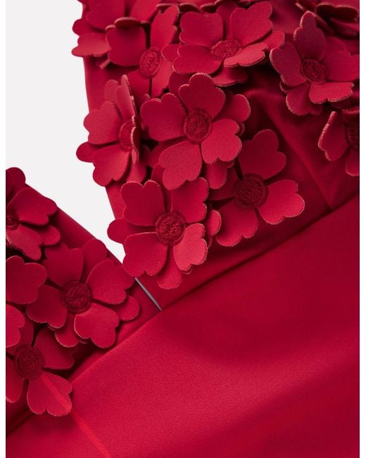 Boden Red Flower Appliqué Swimsuit-Bullfight, Applique