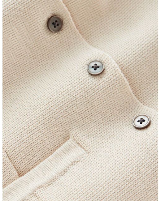 Boden White Short Sleeve Knitted Jacket