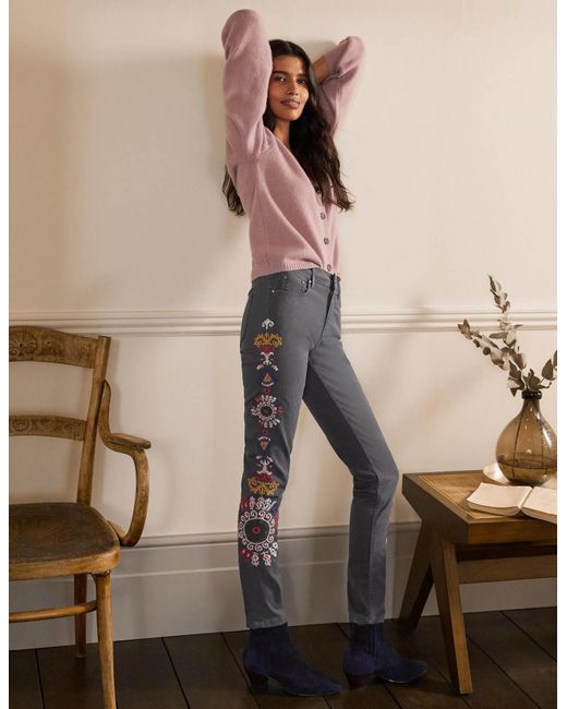 Boden Denim Girlfriend Jeans Asphalt 