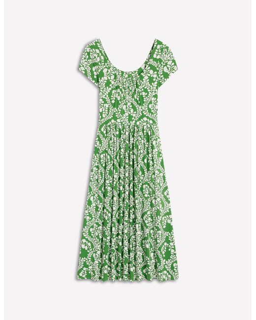Boden Green Samantha Scoop Jersey Dress
