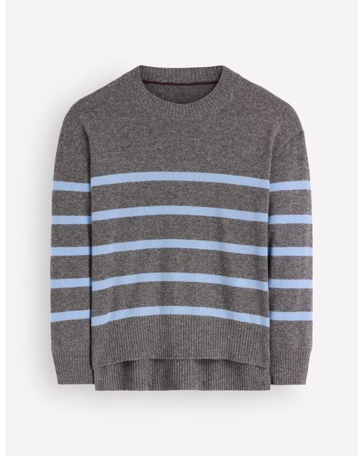 Boden Blue Fay Cashmere Crew Neck Sweater