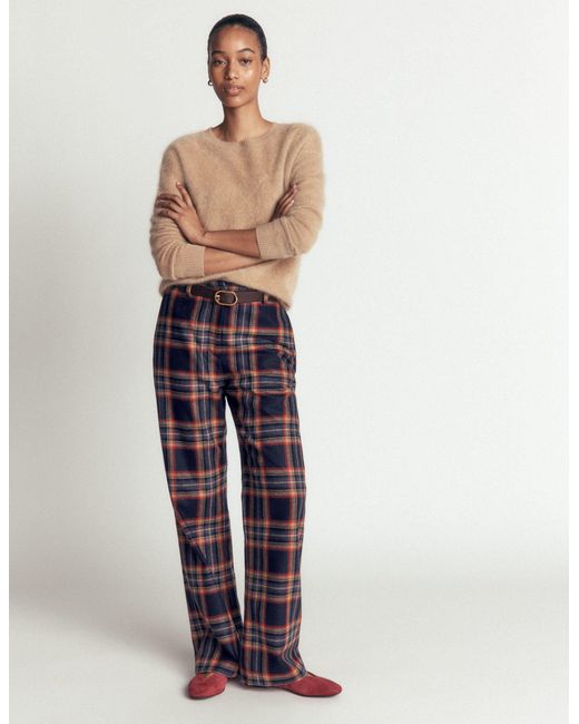 Boden Black Fitzrovia Wool Blend Pants