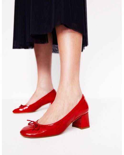 Marin Block Heel Ballet Pump