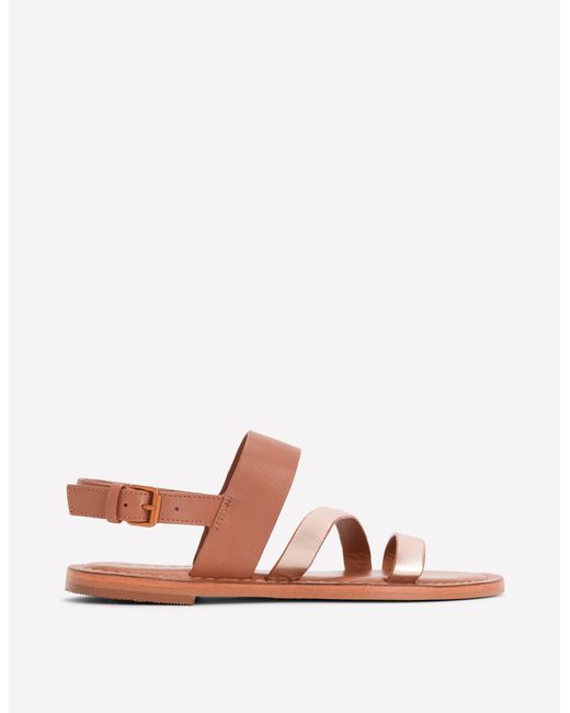 Boden Brown Asymmetric Sandal
