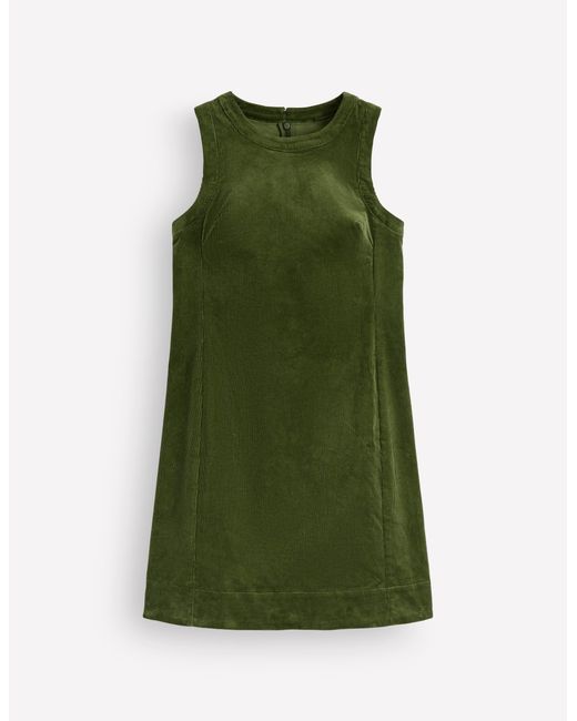 Boden Green Lou Cord Shift Dress