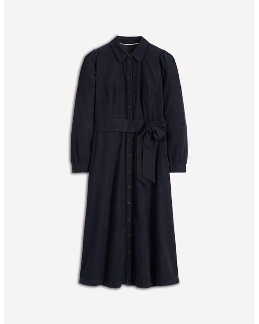 Boden Blue Clara Cord Midi Dress