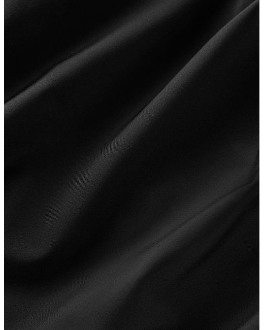 Boden Black Pleated Strap Cross Swimsuit