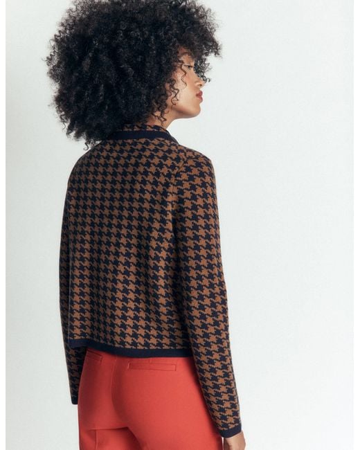 Boden Natural Elizabeth Bow Knitted Jacket