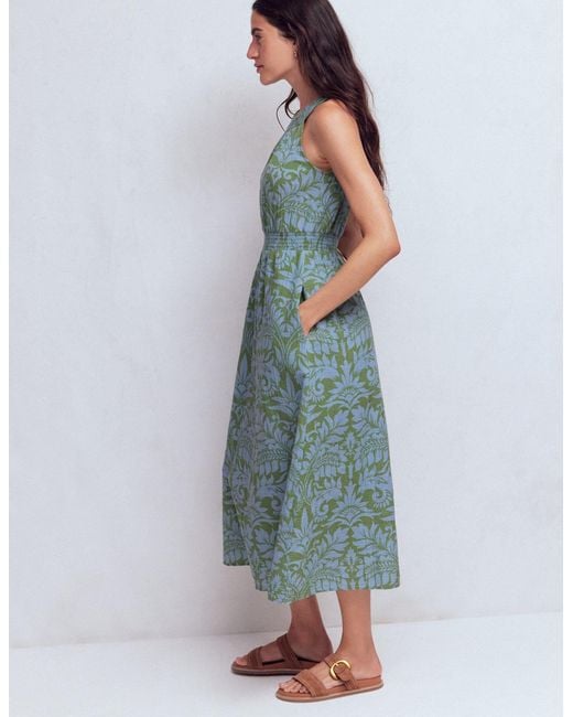 Boden Green Daphne Double Cloth Dress