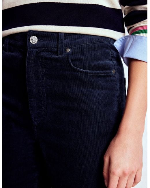 Boden Blue 5-Pocket Cord Column Jeans